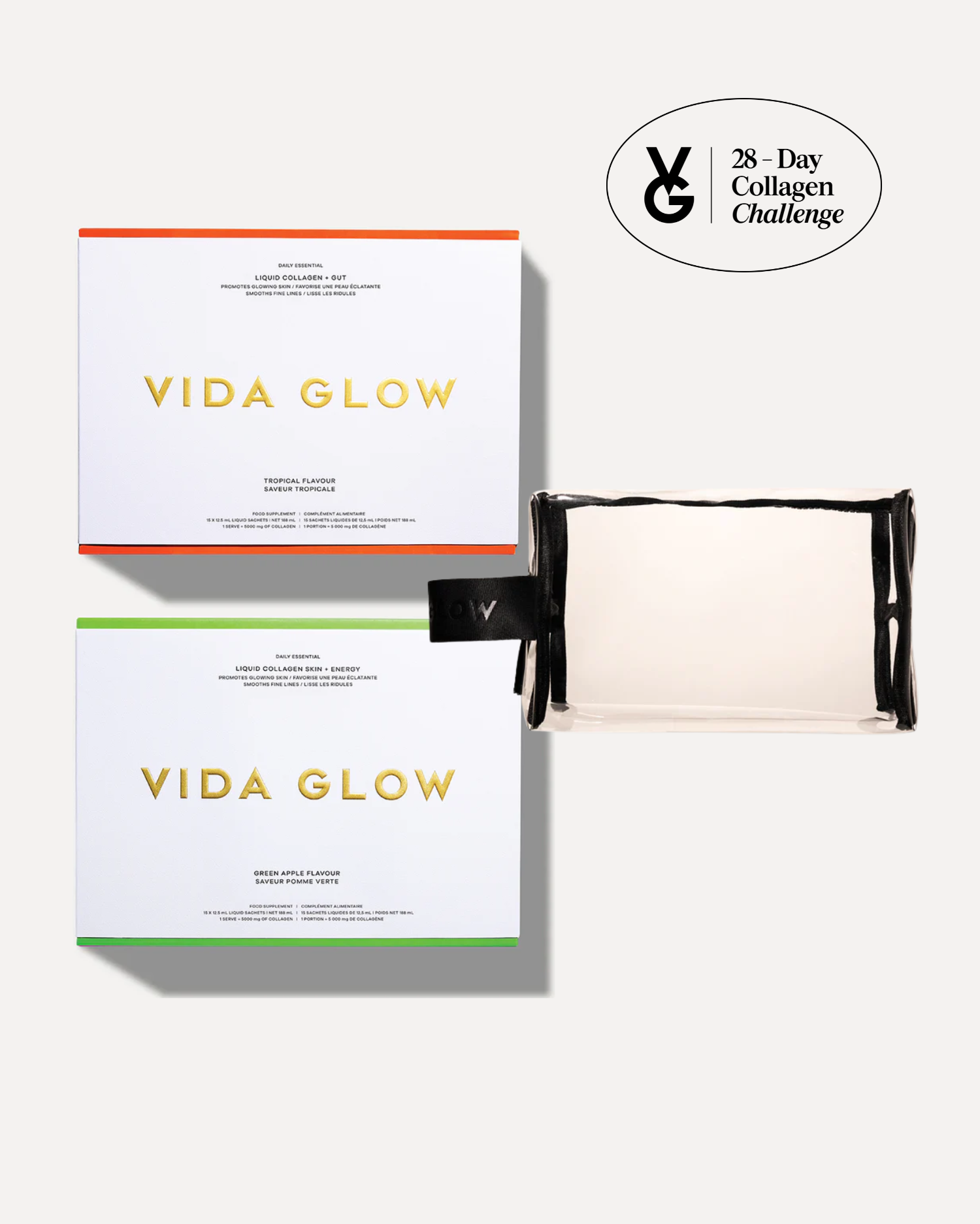 Liquid Collagen Energy + Gut Duo Challenge Bundle