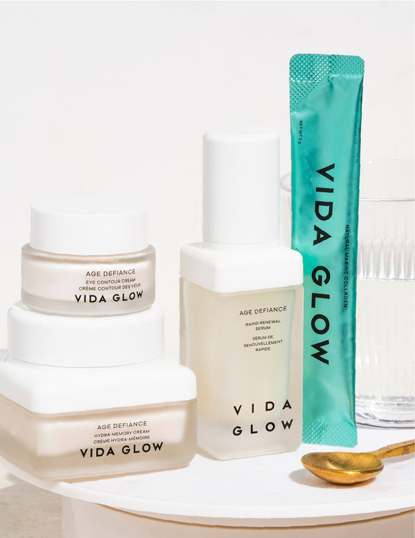 Vida Glow Age Defiance: A bidirectional beauty routine for skincare inside and out